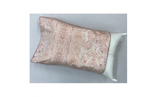 家庭で洗える 防ダニ・抗菌防臭枕 枕カバー ピンク2枚付き(リーブ) [1031]