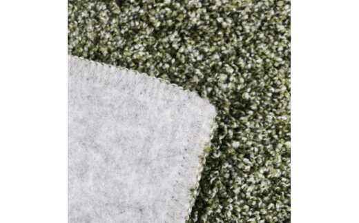 日本製 カーペット グリーン 1枚 約185×240cm 240611936型 [1142]