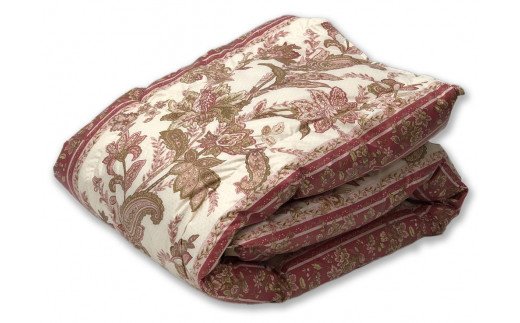 ホワイトダックダウン85%入り(0.5kg使用) 日本製羽毛肌掛けふとん シングルロングサイズ(約150×210cm) ピンク色 NUF-2730 [1169]