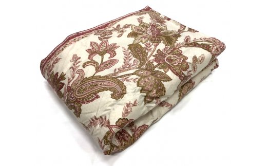 OZU ホワイトダックダウン50%入り ウォッシャブル羽毛ハーフケット 約100×150cm OZF-45 ピンク色 [1601]