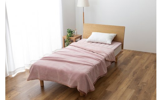 マイクロマティーク(R)使用 ダクロン(R)毛布 [シングル] ピンク 1枚 KZ430136PI [1932]