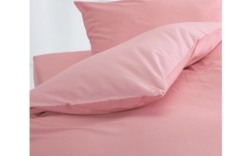 日本製 [シングル] 綿100% ふとんカバー掛・敷・枕3点セット ピンク 3902010 [2146]