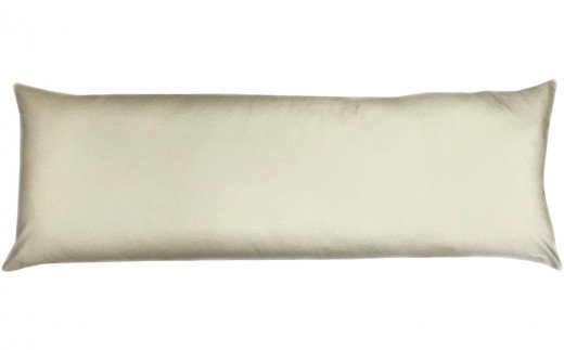 ダブルサイズ ストレート枕＋枕カバー アイボリー2枚付 [2307]