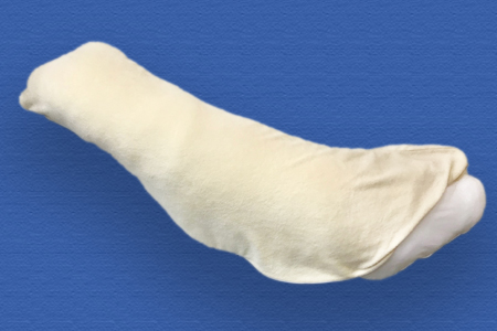 抱き枕 (全長118cm) あったかフリース枕カバー付き クリーム [2349]