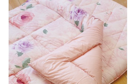 布団セット [シングル] ピンク 掛けふとん 1枚 敷き布団 1枚 バーバラ PI [2813]