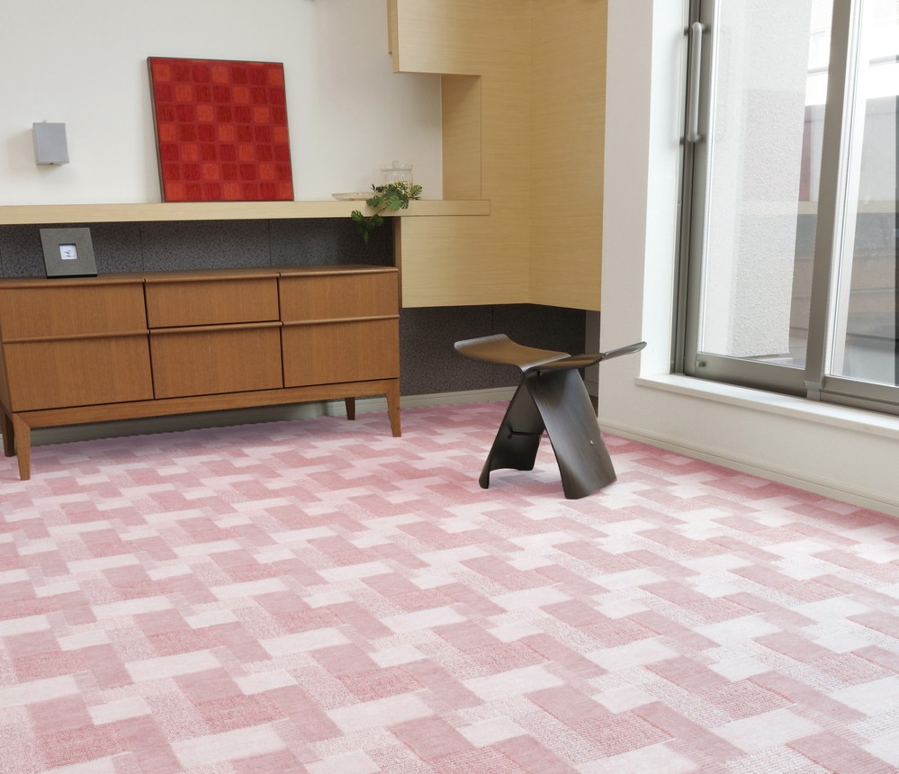 日本製 抗菌 カーペット ローズ 1枚 8帖 約352×352cm 600003980型 [2968]