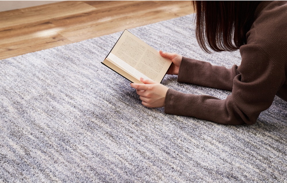 ワンランク上のナイロン カーペット グレー 1枚 約130×190cm 350116710型 [2975]