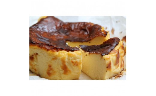 菓なでセット (バスクチーズケーキ1ホール4号サイズ、菓なでぷりんプレーン4本入) [3211]