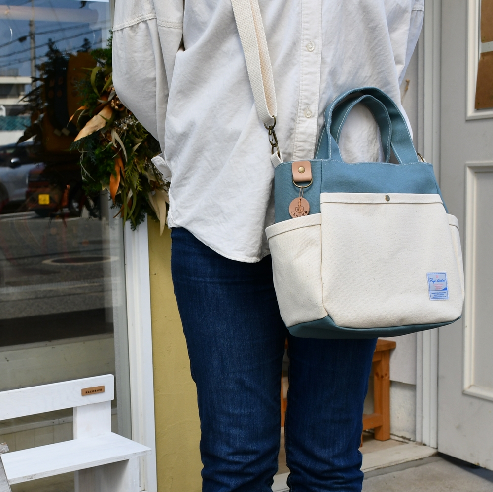 【ころりん工房】ふとっちょころりんミニ／黄色／富士金梅 8号帆布バッグ [3377]