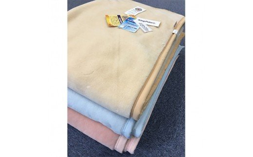 日本製 アクリル マイヤー毛布 SL(シングルロング) ベージュ 1枚 (新合繊ニューマイヤー毛布) 1140 [3603]