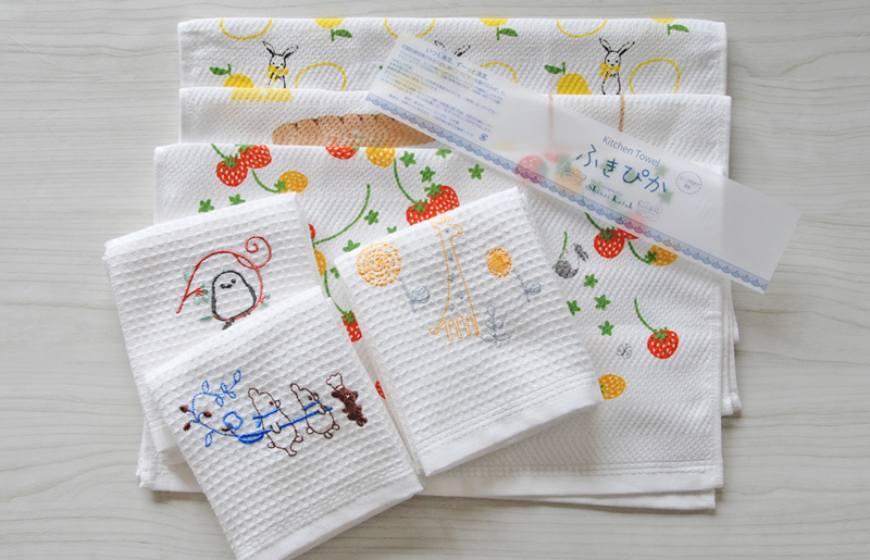 シンジカトウ「ふきぴか」セット｜抗菌・防臭効果 国産 ワッフル 布巾 フキン泉州タオル プレゼント ギフト 贈り物 日本製 [3802]