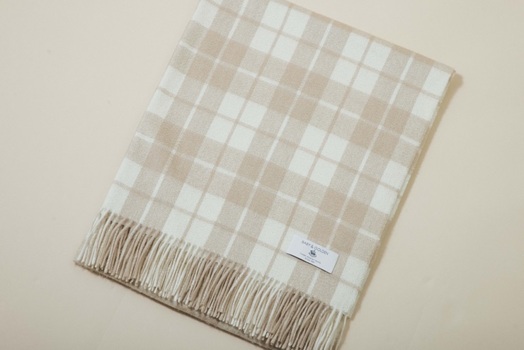 ベビー＆ゴールデン タータンストール タータンチェック｜高級素材 軽量 なめらかな肌触り 寒さ対策 確かな技術 日本製 プレゼント ギフト 誕生日 お見舞い お歳暮 父の日 母の日 [4039]