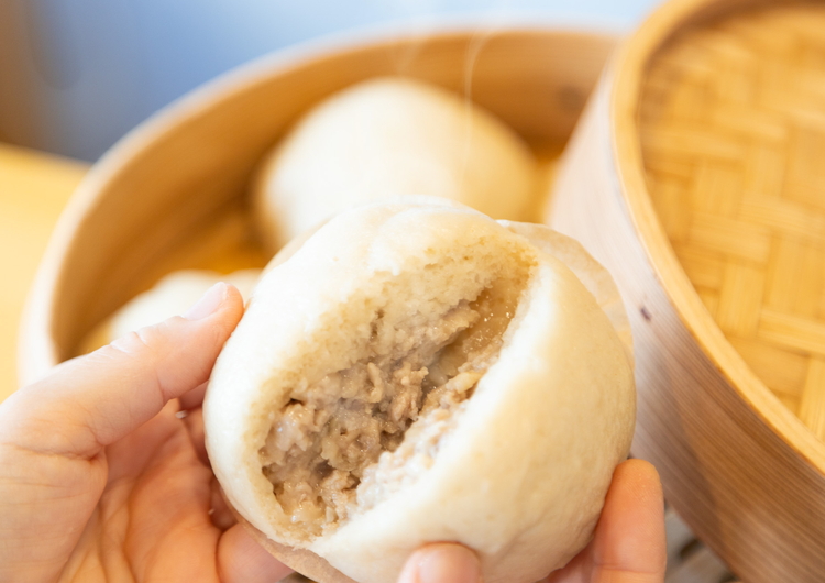 手作りグルテンフリー！お米で作った豚まん6個セット