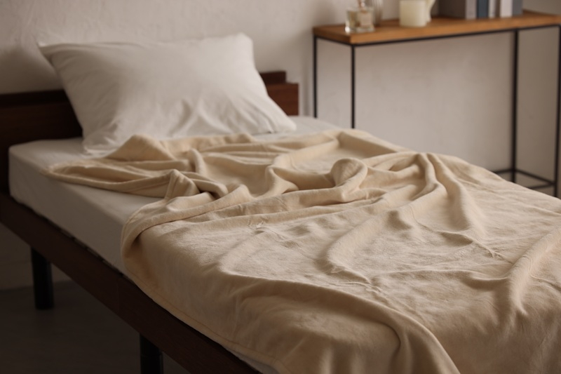 オーガニックコットン毛布 シングルサイズ 140×200cm