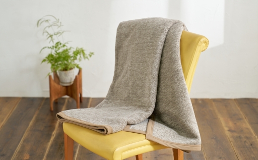 職人こだわりの逸品　日本製ご家庭で手洗いできるシルク混綿毛布（毛羽部分）シングルサイズ　FNM-025