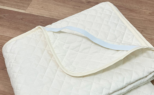 コットン大好き　丸洗いOK　敷きパッド（綿100％）シングル　生成り　RP-3S