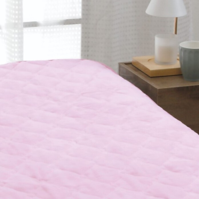 ROMANCE 綿マイヤー 敷きパッド セミダブル ピンク　31356443