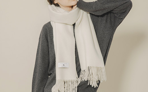 無染色 カシミヤ100% ストール