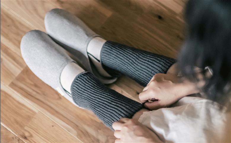 【あったか蒸れない】 SASAWASHI レッグウォーマーショート 2色組