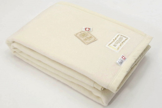 三井毛織 手洗いできる しっとり シルク毛布 シングル｜140×200cm 日本製
