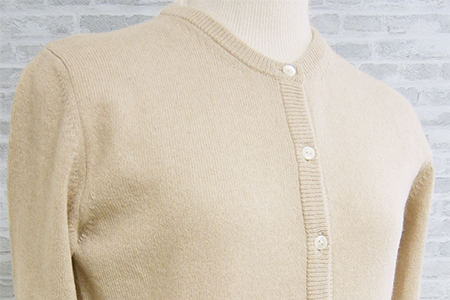 希少ベビーカシミヤ100％ 女性 ロングカーディガン L ベージュ 1枚 20403L BE [0914]