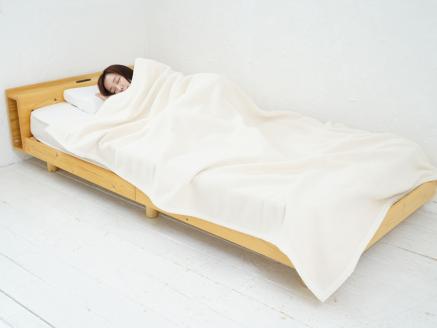 綿100% シングルサイズ毛布(オーガニック綿使用) 毛布の町泉大津市産 [3027]