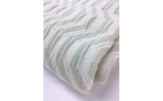 吸湿発熱 くしゅくしゅ綿毛布(シングル：グリーン) [0344]