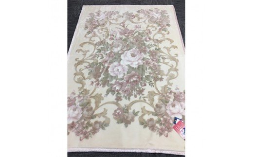 C.R.P加工毛布 マイヤー毛布 シングルサイズ ピンク 1枚 11808柄 [0620]