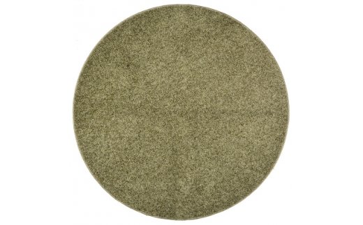 日本製 円形 カーペット グリーン 1枚 直径160cm 240611916 型 [1143]