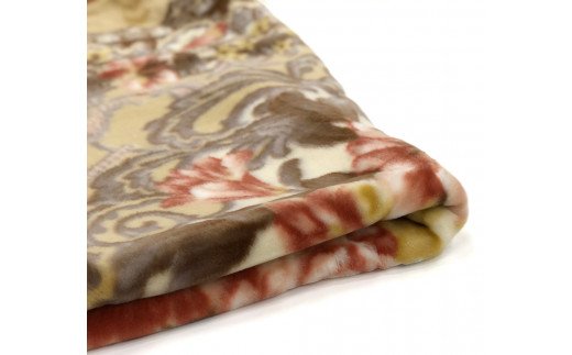 洗える マイヤー衿付合わせ毛布 シングルサイズ(約140×200cm) BSM-15 [1166]