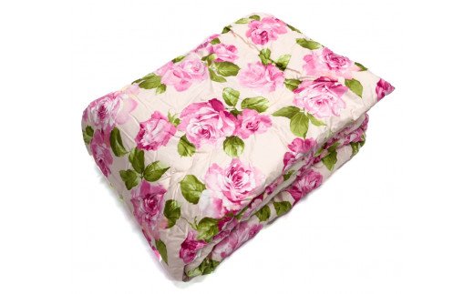 中わた約1.0kg入り！ ウール混掛ふとん シングルロングサイズ(約150×210cm) ピンク色 RWF-151 [1182]