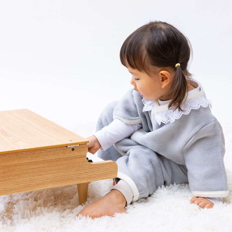 名入れ可 綿毛布 レース半袖スリーパー (Lサイズ グレー) 2way仕様で暖か 毛布の町 (泉大津産) sleeper-hs-lace [1568]