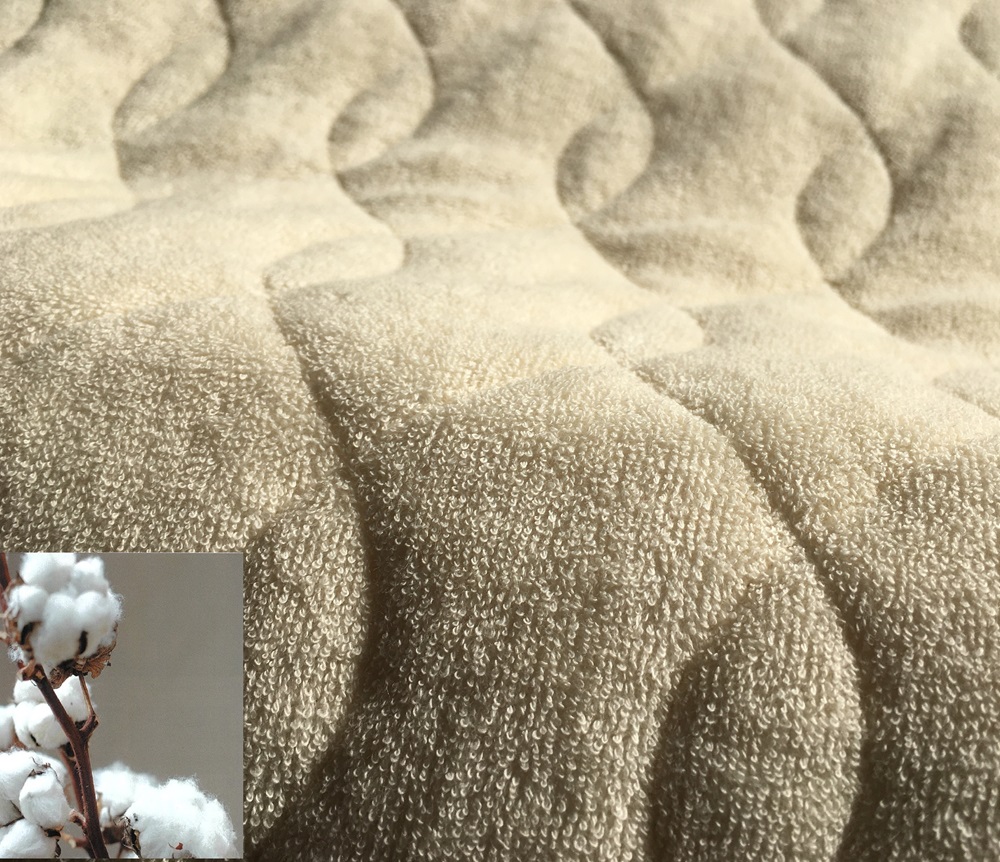 オーガニックコットン 敷きパッド 綿シンカーパイル シングル アイボリー 1枚 OGSK-1SIV [3221]