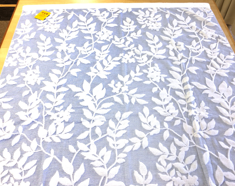 日本製 タオルケット シングル 140×190cm 1枚 N-JK34-8515 BL [3286]