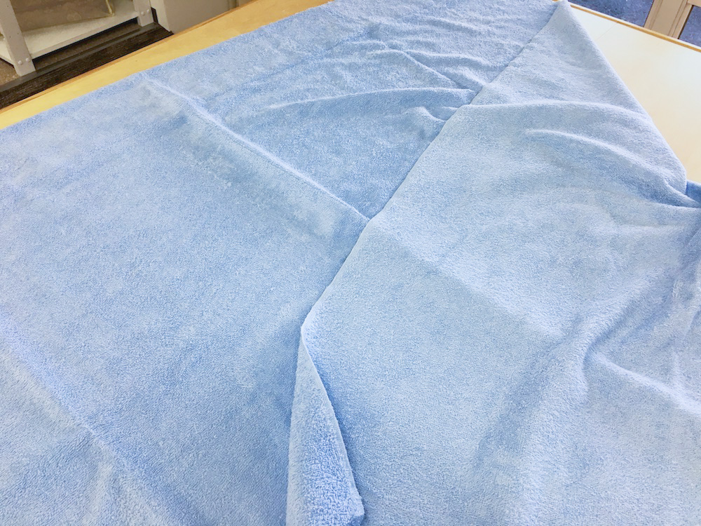 丸洗いOK タオルケット シングル 145×190cm 1枚 N-FT-10300 BL [3306]