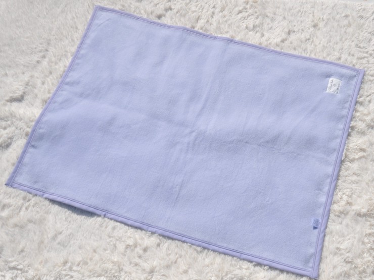 綿100% ベビー毛布(ラベンダー) 85×115cm 毛布の町泉大津市産 N-MM300 [3352]