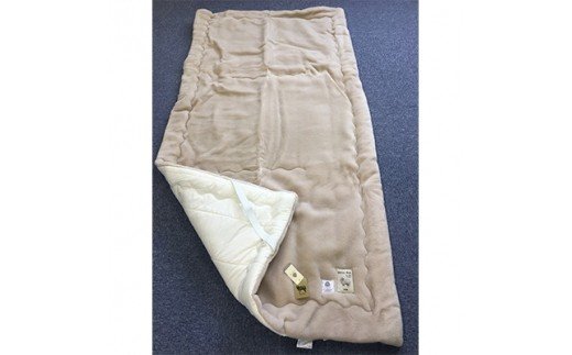 メリノウール マイヤー敷パッド シングル ベージュ (毛羽部分メリノウール100%) 6340BE [3600]