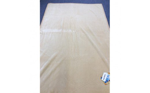 日本製 アクリル マイヤー毛布 SL(シングルロング) ベージュ 1枚 (新合繊ニューマイヤー毛布) 1140 [3603]