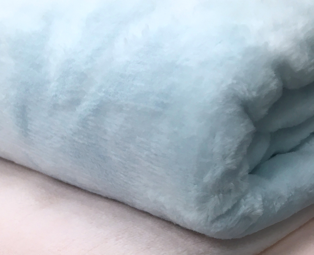 泉大津市産 マイヤー綿毛布 (ニューマイヤー毛布) シングル ブルー 1枚 81710BL [3622]