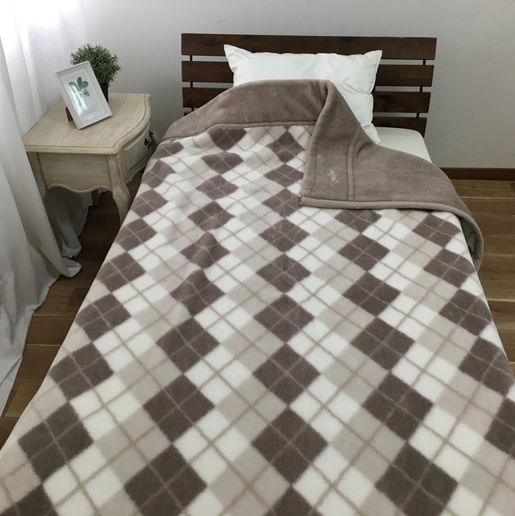 [睡眠環境・寝具指導士 推奨] マイヤー毛布 シングルロング ベージュ JM-2203LBE [3701]