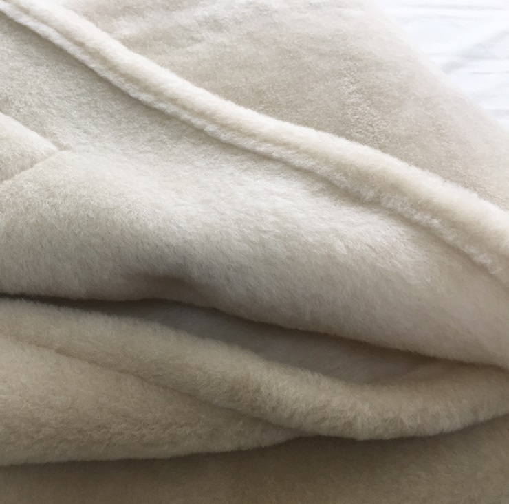 メリノウール ニューマイヤー毛布 シングル ベージュ (毛羽部分メリノウール100%) 3129BE｜寒さ対策 毛布 高品質 高級感 洗濯可能 [3708]