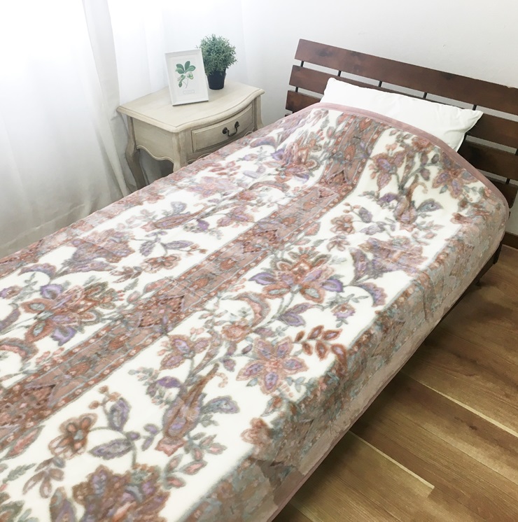 日本製 丸洗いOK マイヤー毛布 シングル ベージュ 1枚 (新合繊ニューマイヤー毛布) 1185BE｜寒さ対策 あったかい 毛布 洗濯可能 [3720]