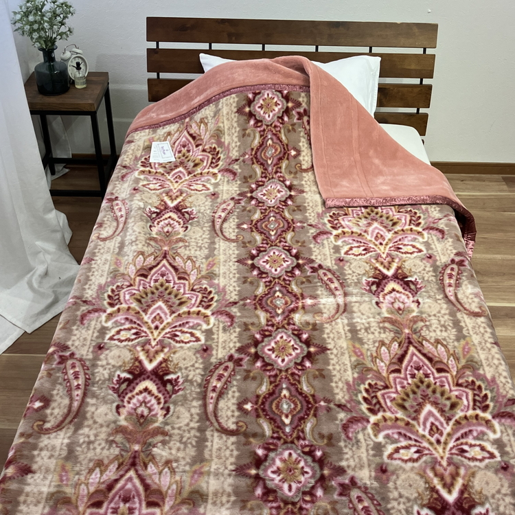 日本製 新合繊アクリル マイヤー毛布 シングル （2枚合わせ毛布） 1枚 N-M-5701