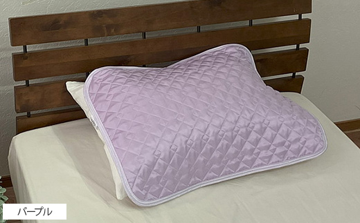 朱子織シルクサテン生地を使った　シルク枕パッド　43×63cm　1枚　SCC-4363