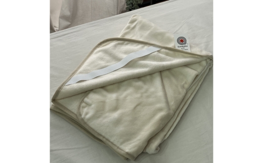 【訳あり】丸洗いOKあったか綿敷毛布（綿マイヤー）ダブル SH-36905PW