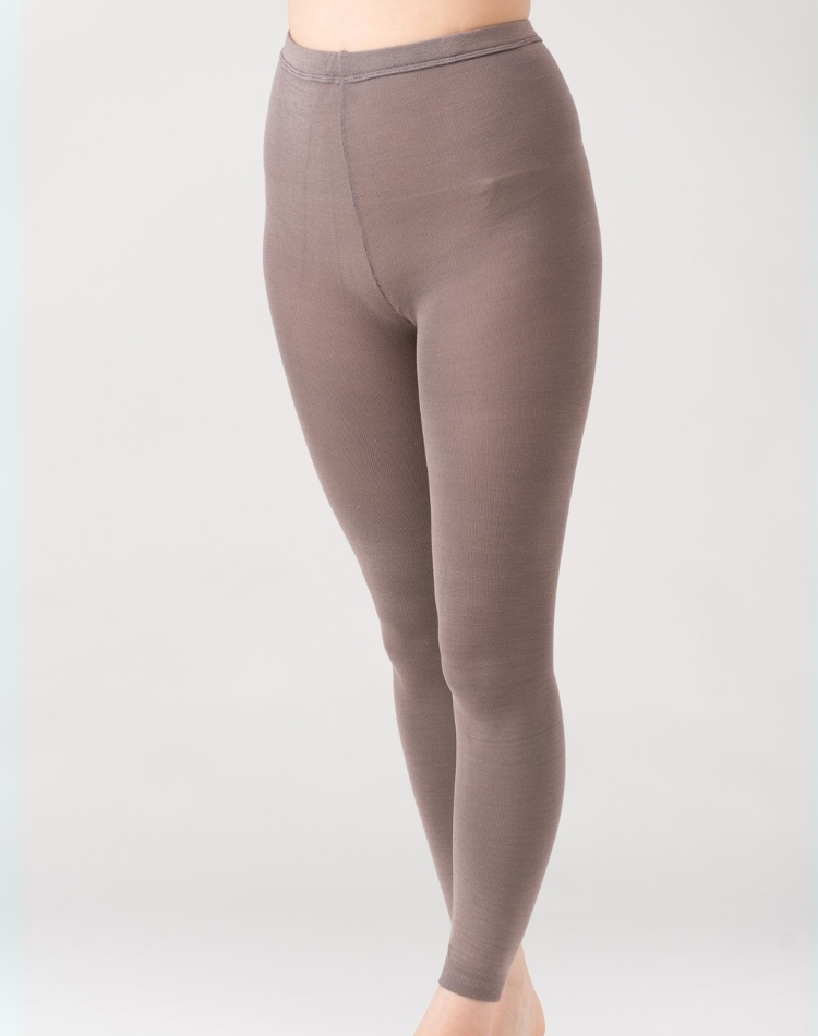 天然の美容繊維 シルク混のびのび10分丈スパッツ フリーサイズ H-S3300