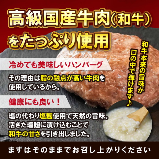 【鉄板焼シェフ】肉汁溢れる牛肉ハンバーグ18個入