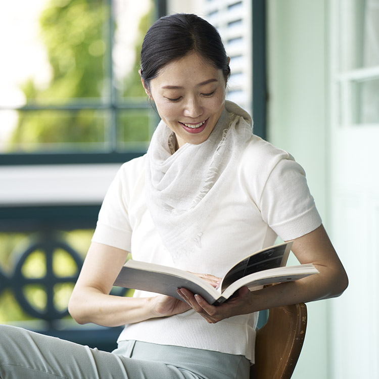 カシミヤストール(公式WEBショップ・ふるさと納税限定商品) 小判サイズ ライトグレー [4019]