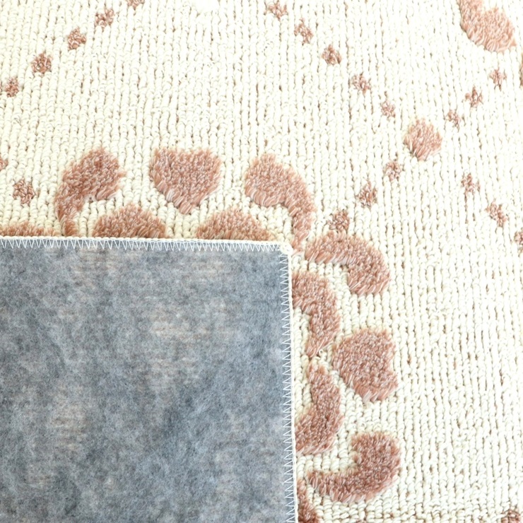 ラティーナ [防ダニ機能ラグ] テラコッタ 130×190 [4877]