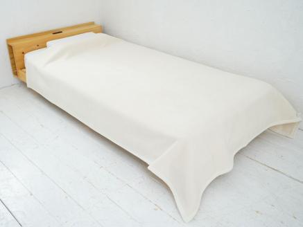 綿100% シングルサイズ毛布(オーガニック綿使用) 毛布の町泉大津市産 [3027]